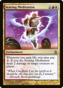 (1x) SEARING MEDITATION - Ravnica: City of Guilds – MTG Magic the Gathering Card - Picture 1 of 5