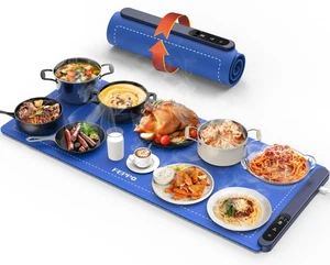 FEPPO Tappetino Scaldavivande, (XXL 36"x16") Scaldavivande per Feste Buffet, Aggiornamento... - Foto 1 di 8