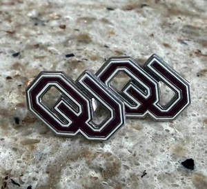 Pendientes redondos OKLAHOMA (OU) - plata + rojo - Imagen 1 de 3