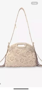 Maje Suede Miss M Knitted Shoulder Bag. BNWT Rrp £339. Stunning - Picture 1 of 6