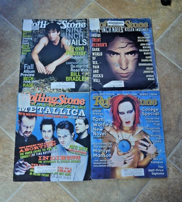 Vintage Lot of 4 Rolling Stone Mags 1994/96/98/1999 -NEW LOWER PRICE !    Lot 1D Foto 1 de 4