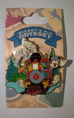 Pin Odyssey 2008 Mickey & Pluto on Disneyland Railroad Disney 197751 Mickey's - Imagem 1 de 2