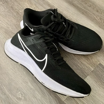 Nike Air Pegasus 38 Men Size 11 Running Shoes Black White CW7358-002 - Image 1 of 4