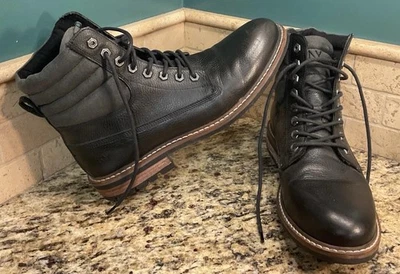 Marc Andrew Marc MNY BOTAS ZAPATOS Cuero Tobillo NEGRAS Botas MNY Talla 11 Foto 1 de 4