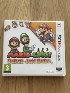 Mario & Luigi Paper Jam Bros Version PAL FR Complet Jeu Nintendo 3DS - Imagen 1 de 3