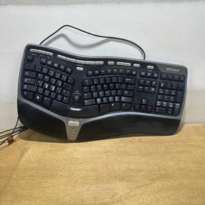Microsoft Natural Ergonomic Keyboard 4000 V1.0 USB Wired KU-0462 Tested - Picture 1 of 7
