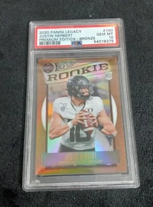 Justin Herbert Rookie Card Panini Legacy 2020 Bronze (PSA 10) #88/100 - Picture 1 of 2