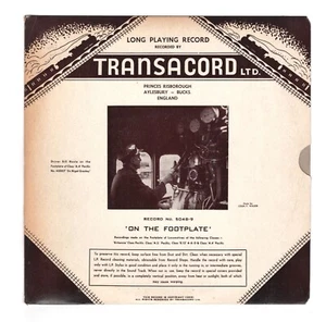 TRANSACORD 5048-9 "On The Footplate" Various Pacific Class Locomotives [33 RPM] - Imagen 1 de 2