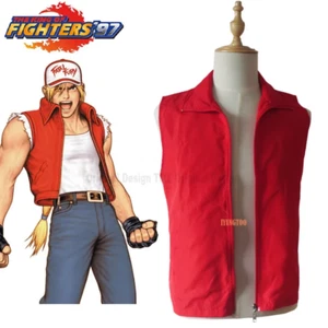 KOF King of Fighters Fatal Fury Terry Bogard Jacke Weste Spiel Cosplay Kostüm Ha - Bild 1 von 13