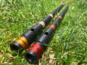 Carbon E + F Bansuri SET (LOW B + LOW C FLUTES) ON SALE!!! - Picture 1 of 5