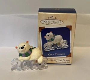 Hallmark Keepsake Ornament Polar Bear 2002 3rd in Cool Decade Series 2002 - Picture 1 of 3