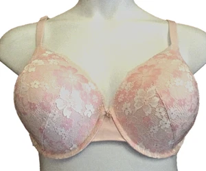 Victoria's Secret Body by Victoria Perfect Shape Pink Lace Push Up UW 40DDD NEW - Picture 1 of 5