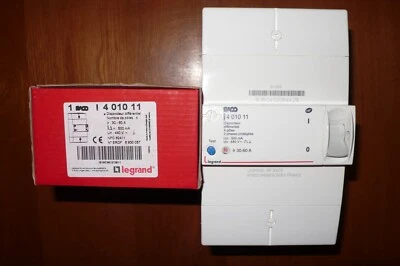 DISJONCTEUR DIFFERENTIEL BRANCHEMENT EDF 4 POLE 30/60A 500mA LEGRAND 401011 BACO - Photo 1/4