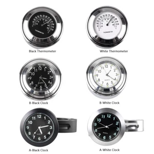 7/8"-1" Handlebar Mount Bar Quartz Clock Watch Waterproof Universal Aluminum 1PC - Bild 1 von 23