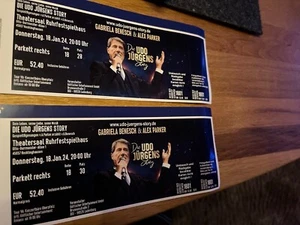 2X Die Udo Jürgens Story, TheaterSaal Ruhr, Festspielhaus, RecklinghausenTickets - Bild 1 von 1