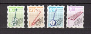 Frankreich 1992 Musikinstrumente Y&T 224 bis 227 Briefmarken vorgestempelt MNH/TE4819 - Bild 1 von 1