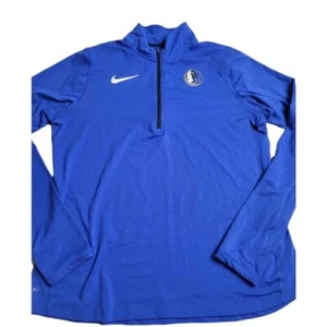 3106 Nike Dri-Fit NBA Dallas Mavericks 1/4 Zip Pull Over Women's Large - Imagen 1 de 5