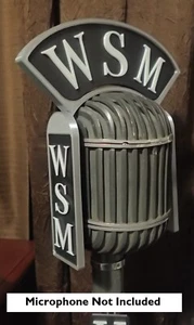 WSM Repro Mic Flag for Altec/Western Electric 639 Birdcage Vintage microphone - Picture 1 of 8