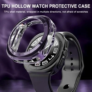 For Samsung Galaxy Watch7-Ultra 47mm Case TPU Frame Case Protective Bumper Cover - Photo 1 sur 17