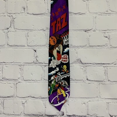 Looney Tunes Tie Taz Baloncesto Años 90 De Colección Tasmanian Devil 1993 Foto 1 de 4