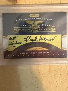 2009 Lloyd Waner Auto 10/32: Razor Sports Icons - Picture 1 of 3