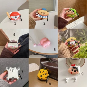 New 3D Cute Cartoon Earphone Case For Apple Airpods 4 Shockproof Protective Case - Picture 1 of 56