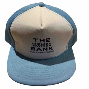 Bank Nebraska Baby Blue Snapback Trucker Hat Foam Front - Picture 1 of 12