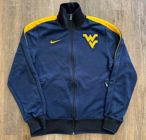 NIKE West Virginia University Mountaineers Embroidered Full Zip Track Jacket - Picture 1 of 9