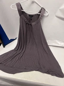 Camiseta sin mangas Carole Hochman gris plata medianoche para mujer mediana - Imagen 1 de 4