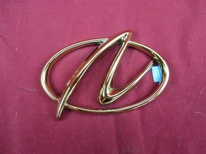 NOS OEM Oldsmobile Aurora Hood Logo Emblem 2001 - 03 GOLD - Picture 1 of 3