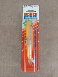Esca da pesca in acqua vintage Rebel Jumpin Minnow Top colore raro - Foto 1 di 6