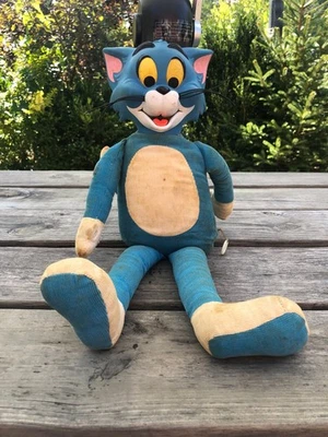 Muñeco de peluche vintage Mattel Tom & Jerry 1965 cuerpo cosido Goldwyn Mayer Foto 1 de 4