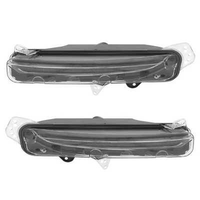 Front Left+Right Side Bumper Fog Lamps LED Fog Lights For 2016-2017 Lincoln MKX Foto 1 de 4