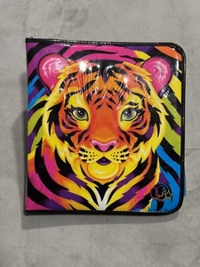 Vintage 1990's Lisa Frank Rainbow Tiger Trapper Keeper Three Ring Binder - Picture 1 of 10