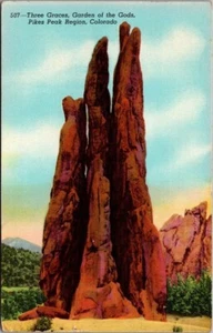 THREE GRACES Garden of the Gods COLORADO CO Postcard - Foto 1 di 2