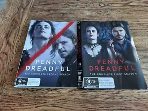 PENNY DREADFUL: SEASON 1 AND 2 Box Sets - DVD REGION 4 - GC NO CASES - Picture 1 of 4