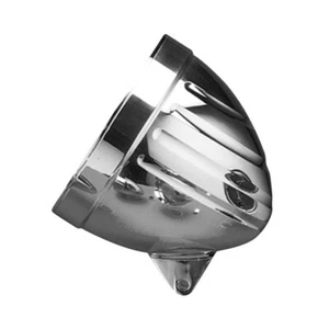 HEADWINDS 7" BRADLEY BULLET HOUSING CHROME BUCKET #1-7201CA BIG DOG HARLEY - Picture 1 of 6