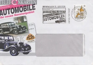 Germany Phonecard Advertising Cover Automobiles Pictorial Zayix Stamps 0924M0723 - Picture 1 of 2