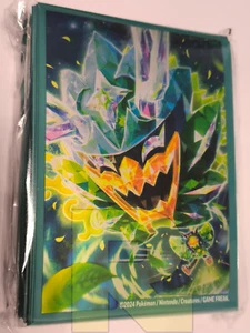 65 Buste Protettive / Sleeves ® OGERPON EX ® Standard Pokemon / MTG Size - Picture 1 of 3