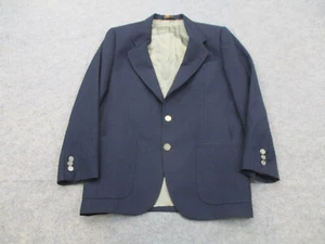 Abrigo deportivo Nino Cerruti Blazer para hombre azul mediano 100 % lana 2 botones adulto - Imagen 1 de 9