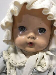 1930’s Effanbee Dy-Dee Baby 15” Dy-Dee Doll Blue Eyes, Jointed Body