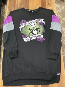 DISNEY The Nightmare Before Christmas Juniors Women's XL 16-18 Oversized Sleepwe - Picture 1 of 10