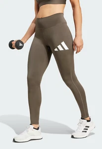 Leggings de entrenamiento Adidas para mujer Shadow Olive Essentials logotipo grande (JG3942) M - Imagen 1 de 7