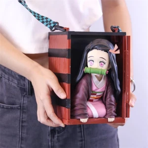 Anime Demon Slayer Kamado Nezuko Figura PVC Popcorn Secchio Decorazione Modello Giocattolo - Foto 1 di 17