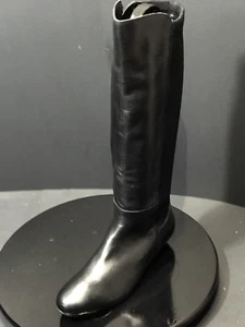 Botas hasta la rodilla CIAO BELLA para mujer de cuero negro/textil talla US 8 M - Imagen 1 de 6