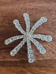 SELTENE Swarovski Kristall Strass Starburst FEUERWERK Brosche Anstecknadel 2,25" #8943 - Bild 1 von 9