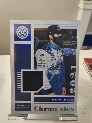 2021 Panini Chronicles Swatches Ryan Truex Race Worn Materials Card - Image 1 of 2