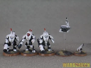 Warhammer 40K WDS painted Tau Empire Stealth Battlesuits a88 - Picture 1 of 4