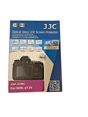 JJC Optical Glass LCD Screen Protector for SONY A7 M4 IV Camera x 2 New Sealed - Image 1 of 2