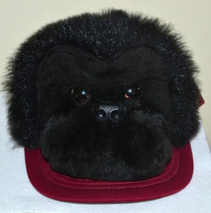 AWESOME BOYS DESIGNER AWARD HEADWEAR, PLUSH GORILLA HEAD, ADJUSTABLE CAP UNUSED - Picture 1 of 6